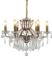 Load image into Gallery viewer, Antique Crystal Chandelier
