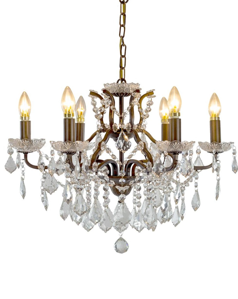 Antique Crystal Chandelier