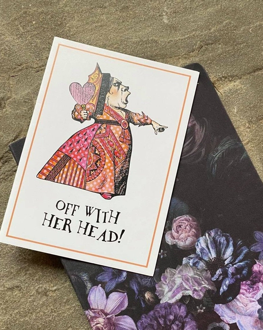 Red Queen Greetings Card