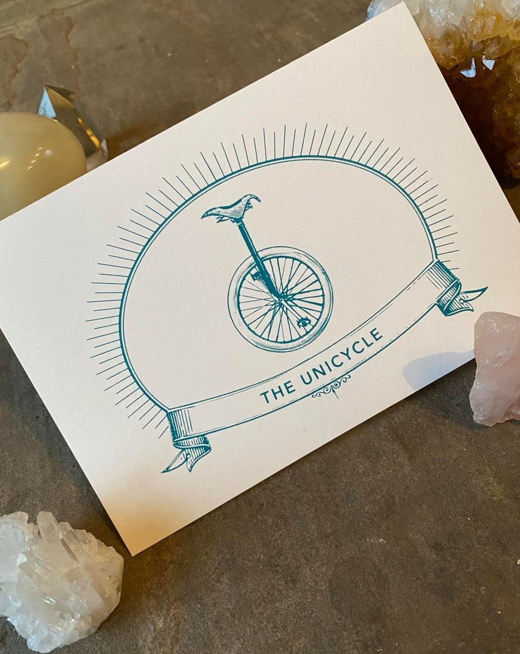 The Unicycle Greetings Card