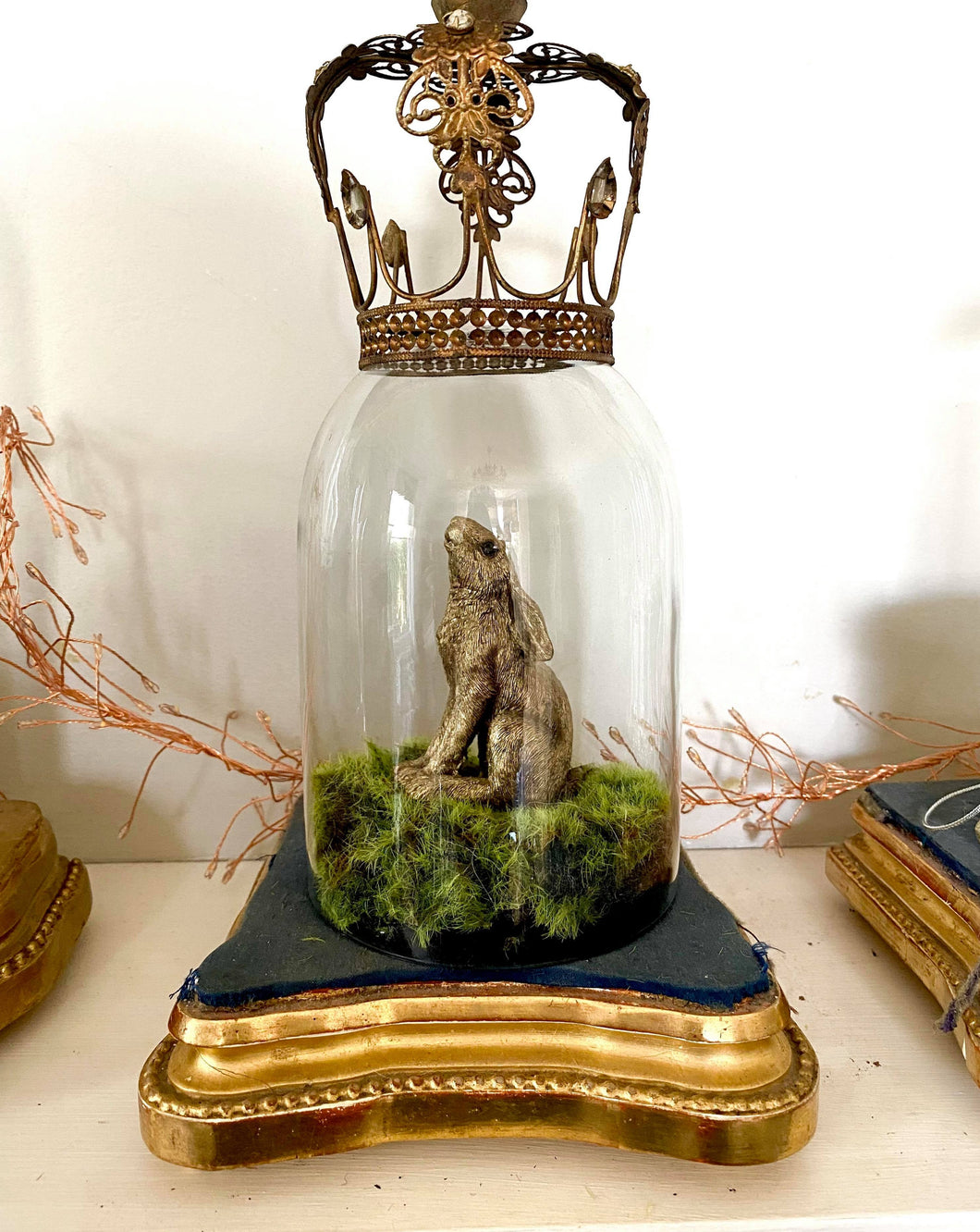 Miniature Antique Hare Ornament