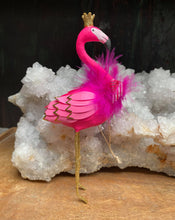 Load image into Gallery viewer, Sassy Flamingo Ornament
