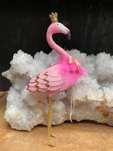 Load image into Gallery viewer, Sassy Flamingo Ornament
