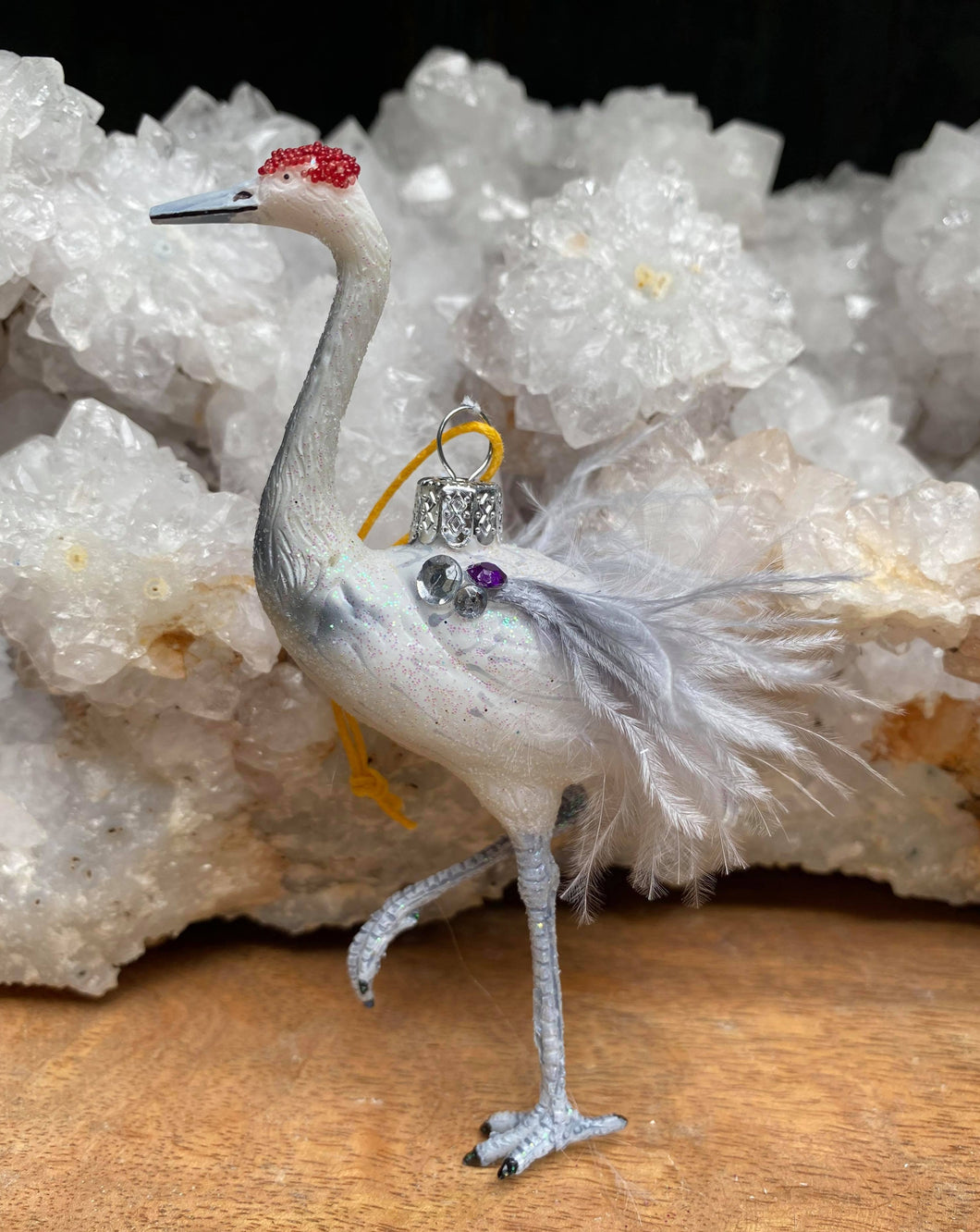 Red Crowned Crane Ornament