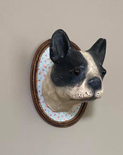 Load image into Gallery viewer, Wall Mounted Boston Terrier on Plaque
