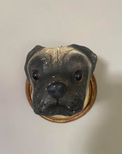 Load image into Gallery viewer, Wall Mounted Pug on Plaque
