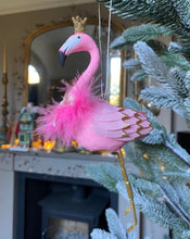 Load image into Gallery viewer, Sassy Flamingo Ornament
