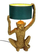 Load image into Gallery viewer, Gold Monkey Table Lamp
