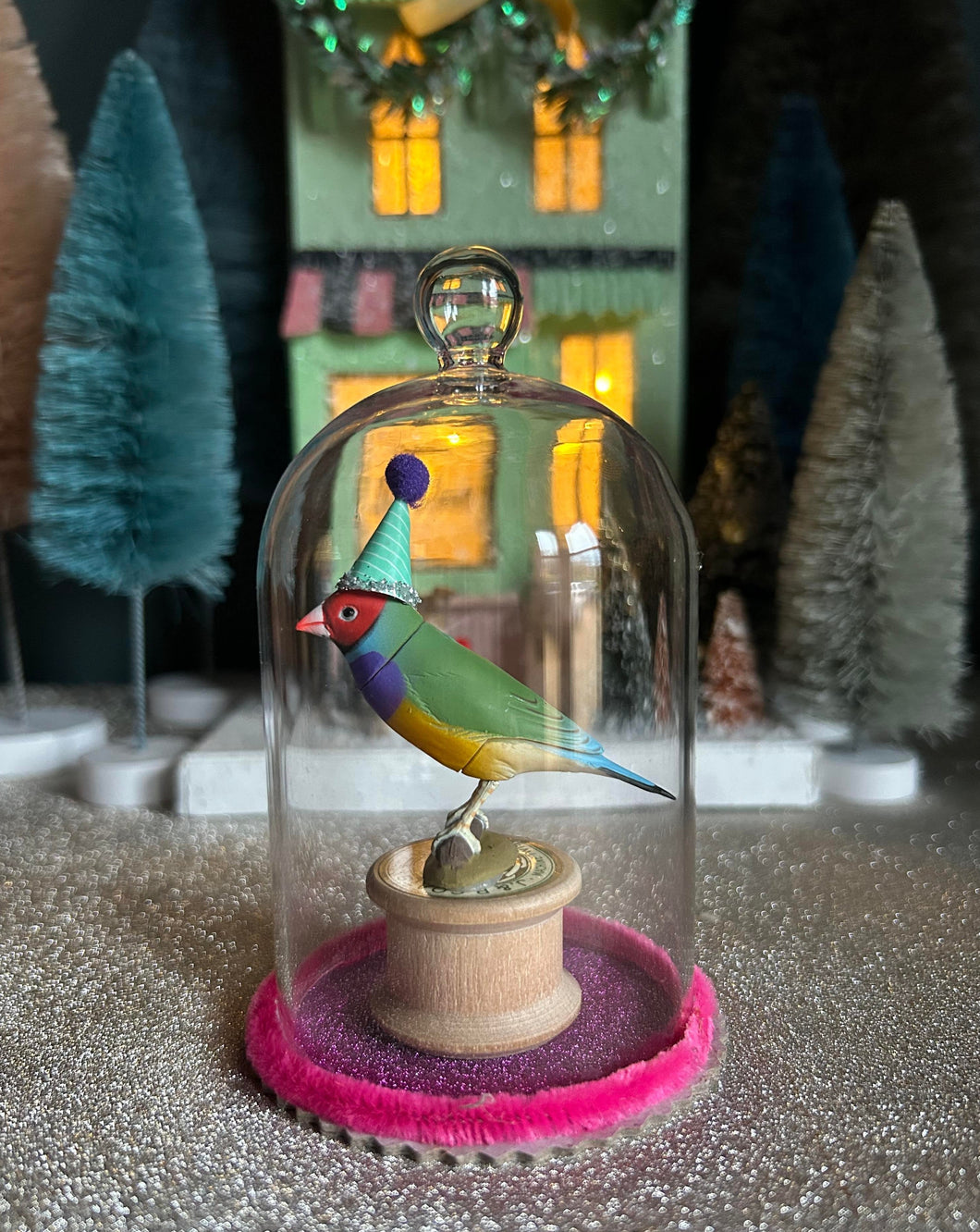 Cloche Bird Christmas Decoration