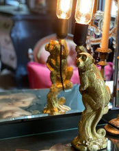 Load image into Gallery viewer, Gold Monkey Lamp
