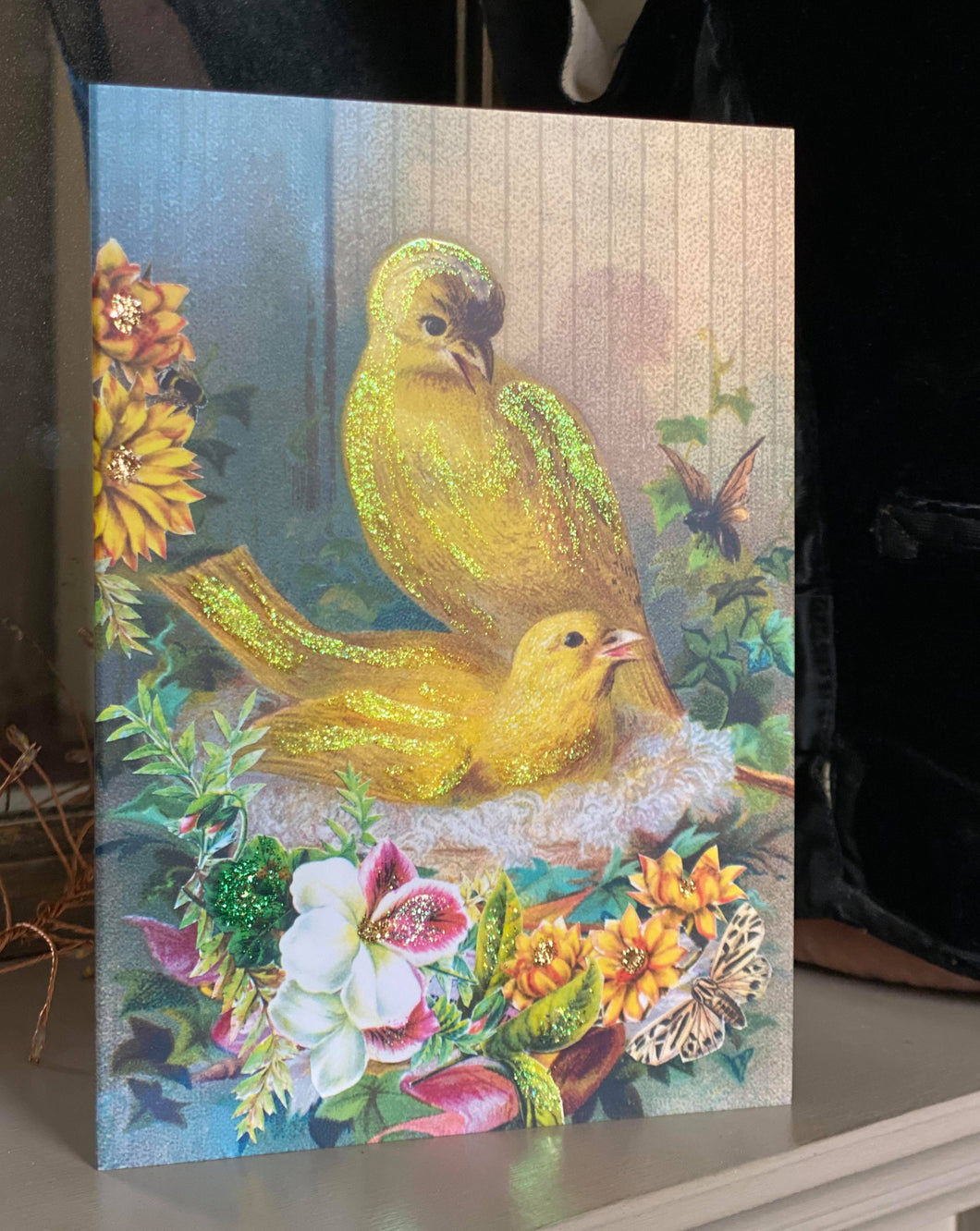 Canary Song Greetings Card