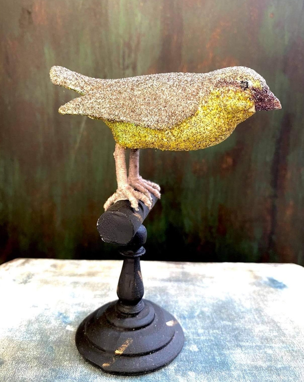 Glitter Bird On Stand