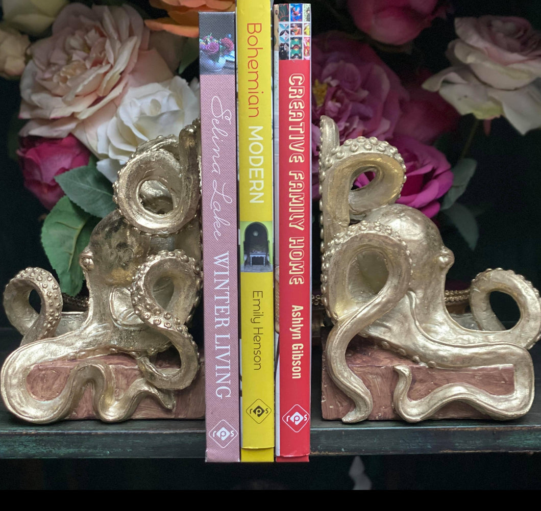 Octopus Bookends